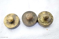 19 antike Messinggewichte