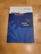 Emilia Galotti: Ein Trauerspiel in fünf Aufzügen. EinFach Deutsch Textausgabe...