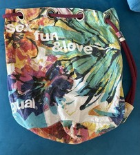 Desigual Rucksack Seesack bunt 46 hoch Boden 29 cm