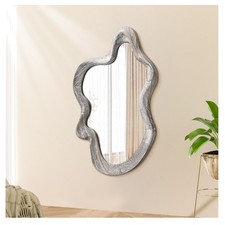 Wandspiegel Holz asymmetrisch