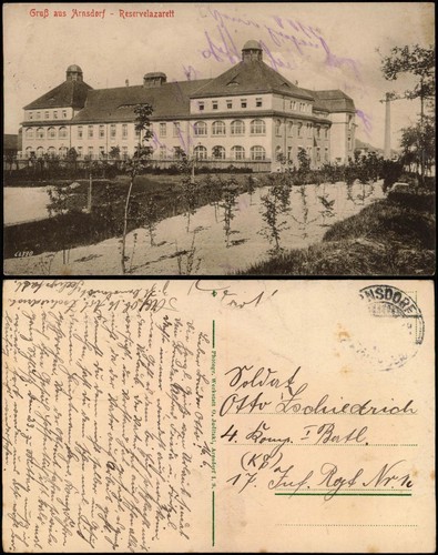 Ansichtskarte arnsdorf - ansichtskarte,