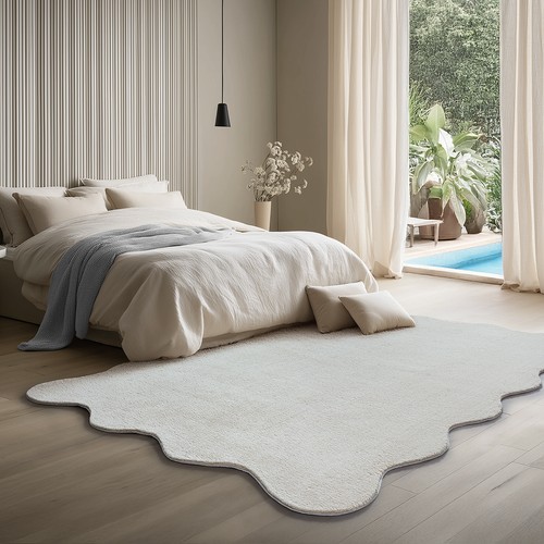 Teppich kurzflor scallop - teppich,