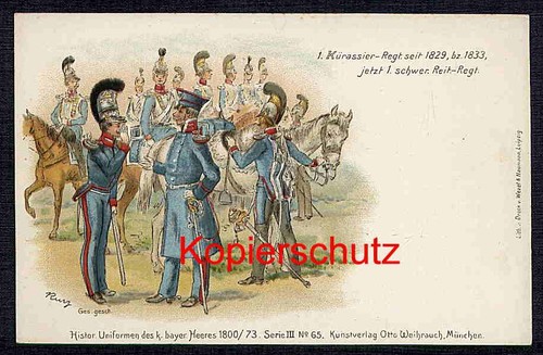 Uniform 1 kürassier - -,
