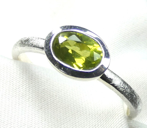 Peridot ring 925 silber - 💚,
