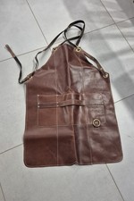 Hochwertige Echt Leder Schürze  Ideal für Grill Bar oder Handwerk
