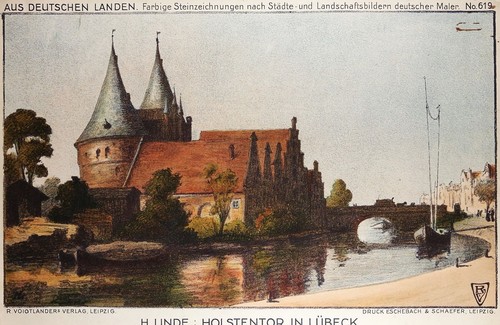 Original-Farblithographie
