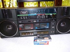 MAGTON Monster JUMBO Ghettoblaster Boombox Radio Kassetten Rekorder 80s Vintage