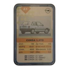 Opel Quartett Kartenspiel Vollständig Schimmern