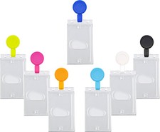 Kartenhalter mit Ausweisjojo Skipasshalter Ausweishülle Kunststoff Werksausweis