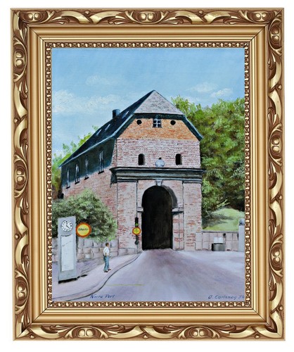 öl auf leinwand - leinwand, signiert