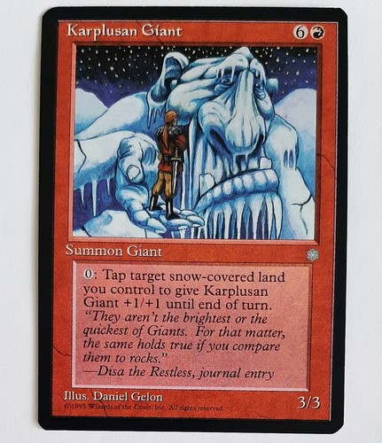 Karplusan giant ice - ►karplusan, ►ice