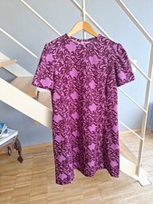 Vintage Kleid Damenkleid Lila 60er 70er Jahre Etuikleid GR 42