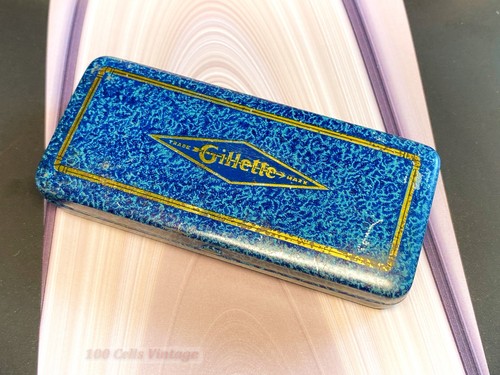 Vintage gillette nur - gillette, leerdose