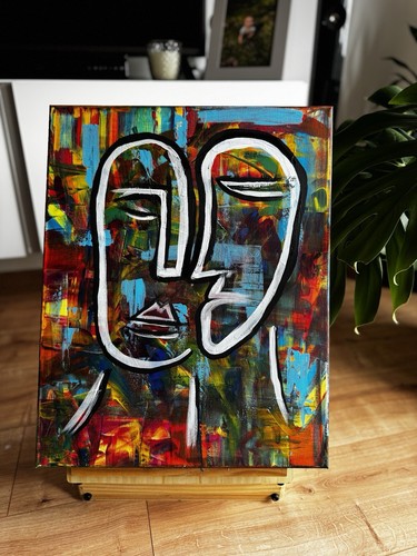Modernes acrylgemälde - modernes, –