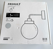 NEU - IKEA Wandleuchte FRIHULT innen -Stahlfarben Flur Leuchte Badezimmer Lampe