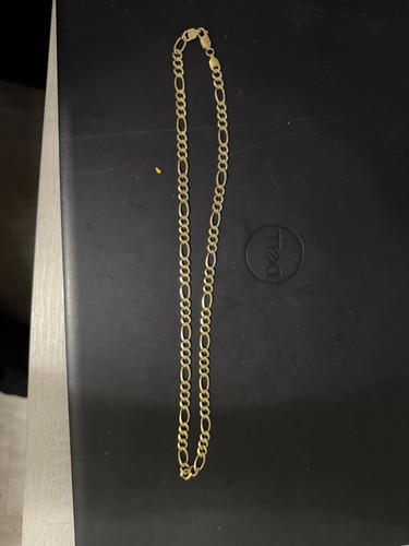 10kt gelbgold figarokette - 20",