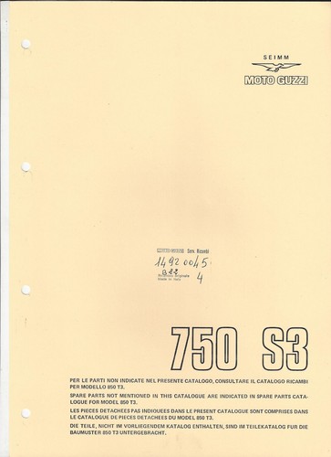 Moto guzzi 750 - 750, ab
