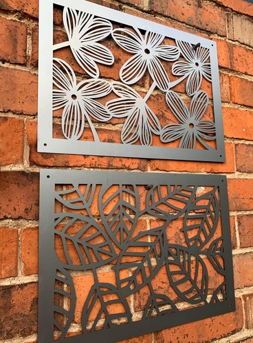 Wandbild stahl garten wohndeko - wandbild,
