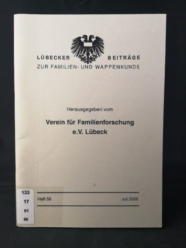 Lübecker beiträge zur - lübecker,