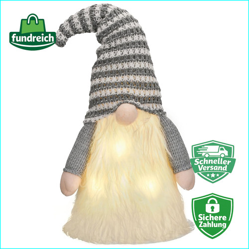 Christbaumspitze gnom 42cm mit - gnom,