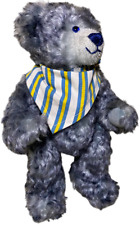 Teddy Bär Blaue Augen Plüschtier Kuscheltier Stofftier 26cm Bewegbar Plüsch rar
