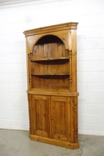 Schöner Eckschrank Küchenschrank Schrank Vertiko Landhausstil aus Weichholz