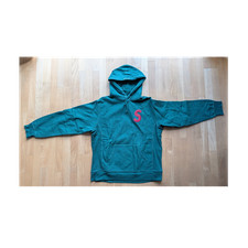 Supreme logo hoodie grün - s,