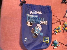 EDEKA * die Schlümpfe * Fussballschlümpfe 2012   12 Stück + Sammelbeutel