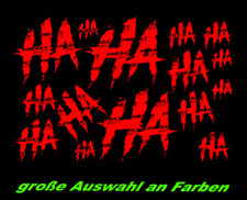HaHa Joker Aufkleber Auto Sticker lachen Tuning JDM Decal Scene Car LKW Boot