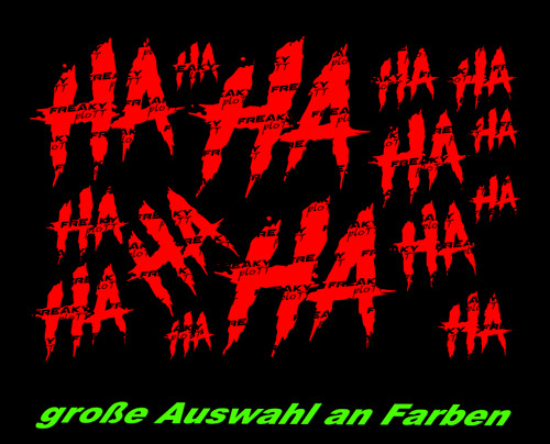 Haha joker aufkleber auto - joker,