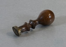 antiker Siegel Stempel Siegelstempel Petschaft mit Initialen 07