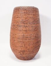 True Vintage Spara Keramik Design Schamotte Serie Vase 650/36 mit Rillendekor