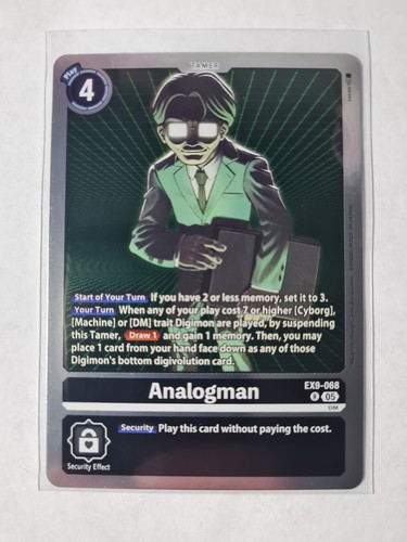 Digimon analogman ex9 - analogman, ·