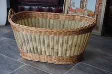 Großer DDR Korb Wäschekorb