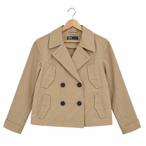 Zara trenchcoat kurzmantel - trenchcoat,