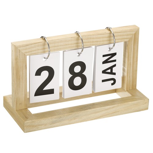 Vintage holz ewiger - vintage, kalender