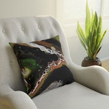 Kissen mit Abstraktem Motiv