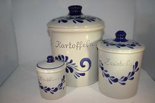 Set grau blau, Kartoffel