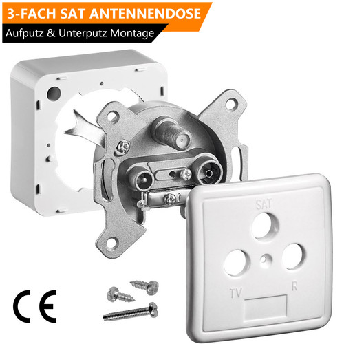 Satdose antennendose fach - satdose, 3