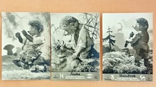 Drei mecki postkarten 1960er - drei,
