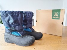 KAMIK Boots Winterstiefel 38 ⛄️ Schuhe Jungen ❄️ Schnee Stiefel Blau Schwarz