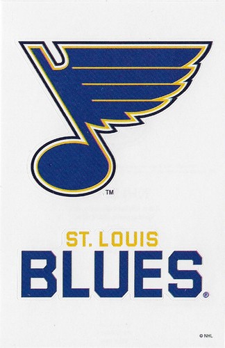 Louis blues aufkleber - blues,