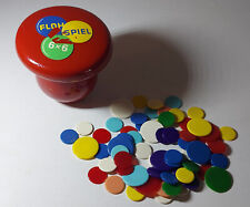 vintage Floh Spiel 6x6 - Flohhüpfen
