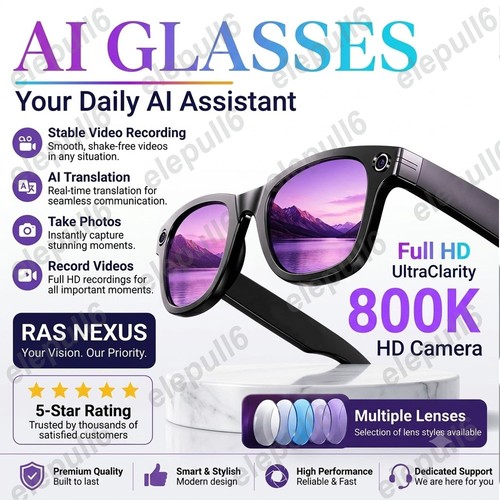 Smart glasses 1080p hd - smart,
