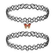 2 Stück Tattoo Kette Choker