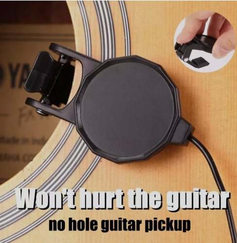 Clip instrument pickup - clip-on,