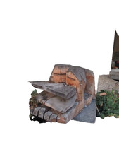 Holz Frosch Skulptur vom