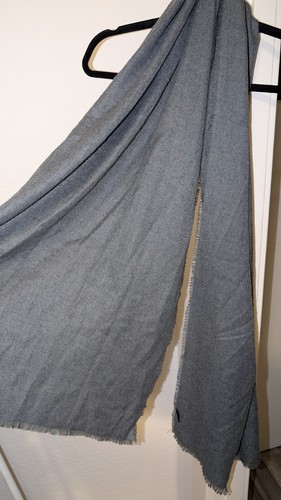 Schal grau mit wolle - 20%,