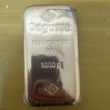 Kupferbarren Degussa  1  kg /