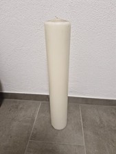 Große riesige weiße Kerze 58 cm hoch
